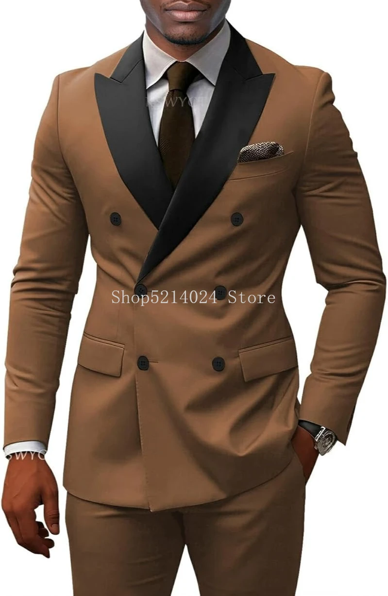 2 Piece Double Breasted Mens Suit for Wedding Formal Slim Fit Suits for Men Double Breasted Groom Suit for Prom
2 Piece Double Breasted Mens Suit for Wedding Formal Slim Fit Suits for Men Double Breasted Groom Suit for Prom