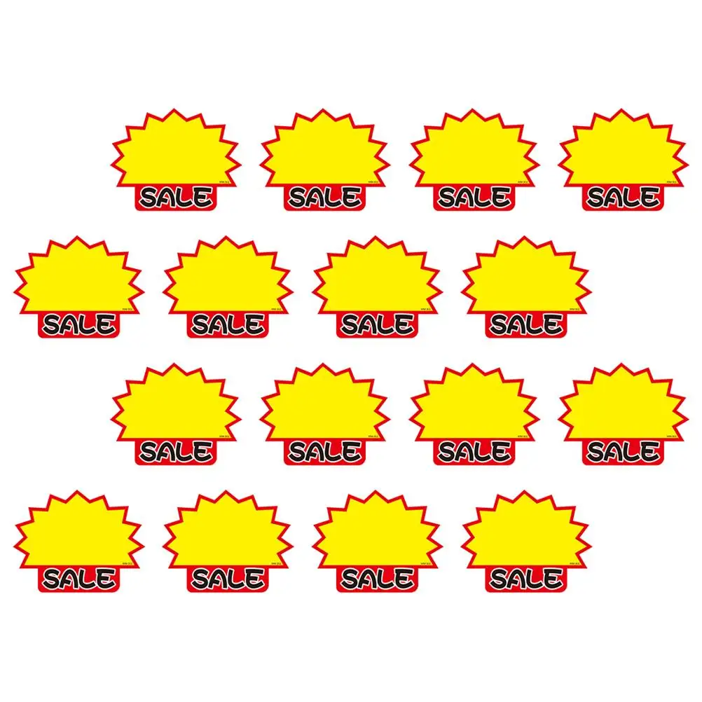 50 Pcs Price Retail Signs White Card Display Labels Promotional Stickers Shop Price Tags Advertising Tags Folder Labels
50 Pcs Price Retail Signs White Card Display Labels Promotional Stickers Shop Price Tags Advertising Tags Folder Labels
