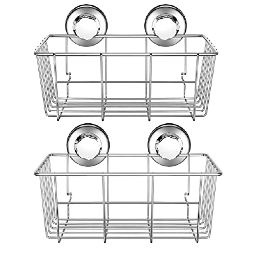 Suction Cup Shower CaddyBathroom Caddies Adhesive Pads Deep Large Basket Shelf Bath Organizer Kitchen Storage Basket for Gel Ho
Suction Cup Shower CaddyBathroom Caddies Adhesive Pads Deep Large Basket Shelf Bath Organizer Kitchen Storage Basket for Gel Ho
