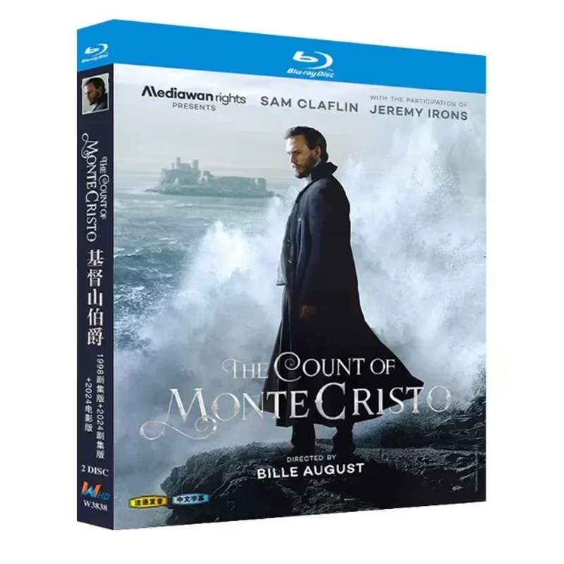 Blu-ray BD Disc High Definition French Drama The Count of Monte Cristo 1998 Plus 2024 Episode Version and 2024 Movie Version
Blu-ray BD Disc High Definition French Drama The Count of Monte Cristo 1998 Plus 2024 Episode Version and 2024 Movie Version
