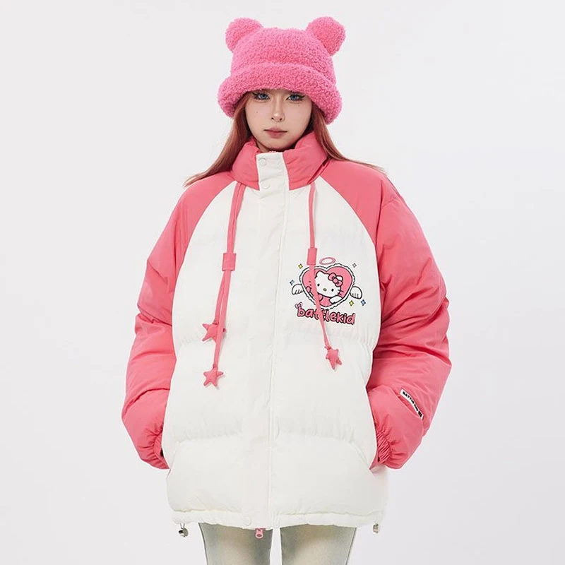 Warm Hellokitty New Cotton Clothes Sanrioed Winter Christmas Cartoon Girl Gift Kawaii Windproof Zipper Couple Printed Jacket
Warm Hellokitty New Cotton Clothes Sanrioed Winter Christmas Cartoon Girl Gift Kawaii Windproof Zipper Couple Printed Jacket