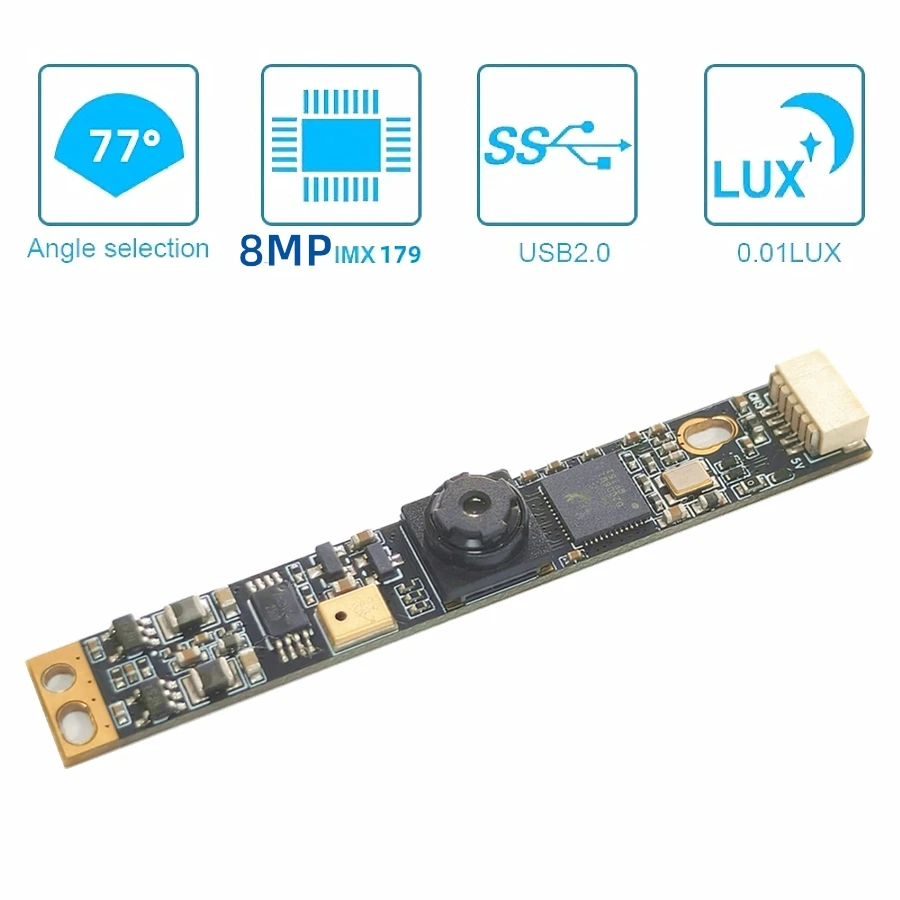 8MP Fixed Focus 3264*2448 USB Camera Module with Microphone MJPG YUY2 Computer Accessories for Quality Check Lightburn Webcam
8MP Fixed Focus 3264*2448 USB Camera Module with Microphone MJPG YUY2 Computer Accessories for Quality Check Lightburn Webcam