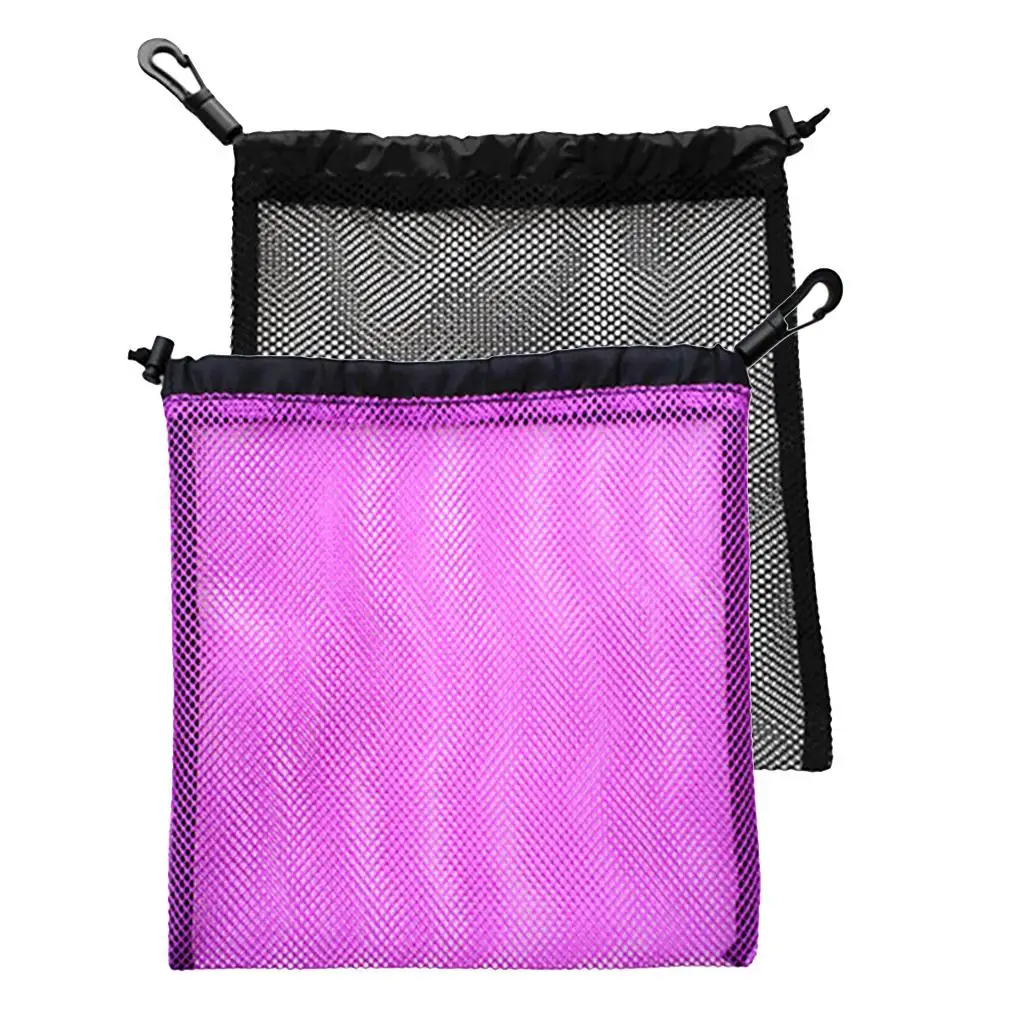 2Pcs High Quality Nylon Mesh Pouch Sports Golf Tennis Balls Carrying Holder Bag / Reels SMBs Carrying Holder Bag
2Pcs High Quality Nylon Mesh Pouch Sports Golf Tennis Balls Carrying Holder Bag / Reels SMBs Carrying Holder Bag