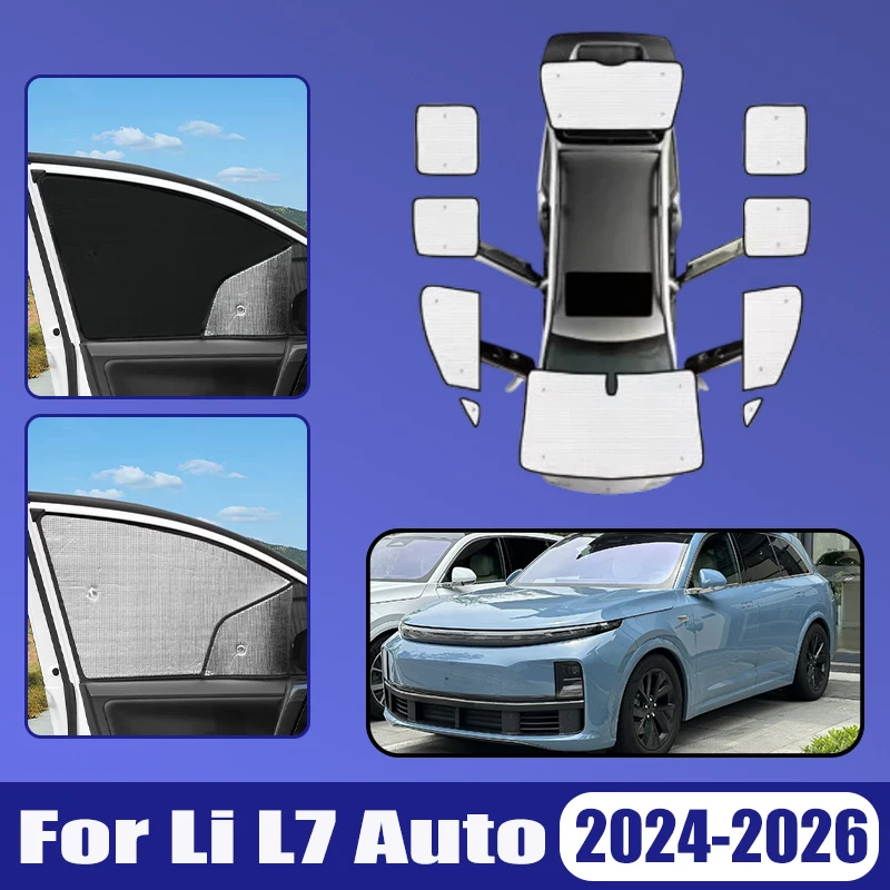 For Li L7 Auto Accessories Lixiang X03 2024 2025 2026 5-door SUV Car Window Cover Aluminum Foil Sun Shade Blocker UV Protector
For Li L7 Auto Accessories Lixiang X03 2024 2025 2026 5-door SUV Car Window Cover Aluminum Foil Sun Shade Blocker UV Protector