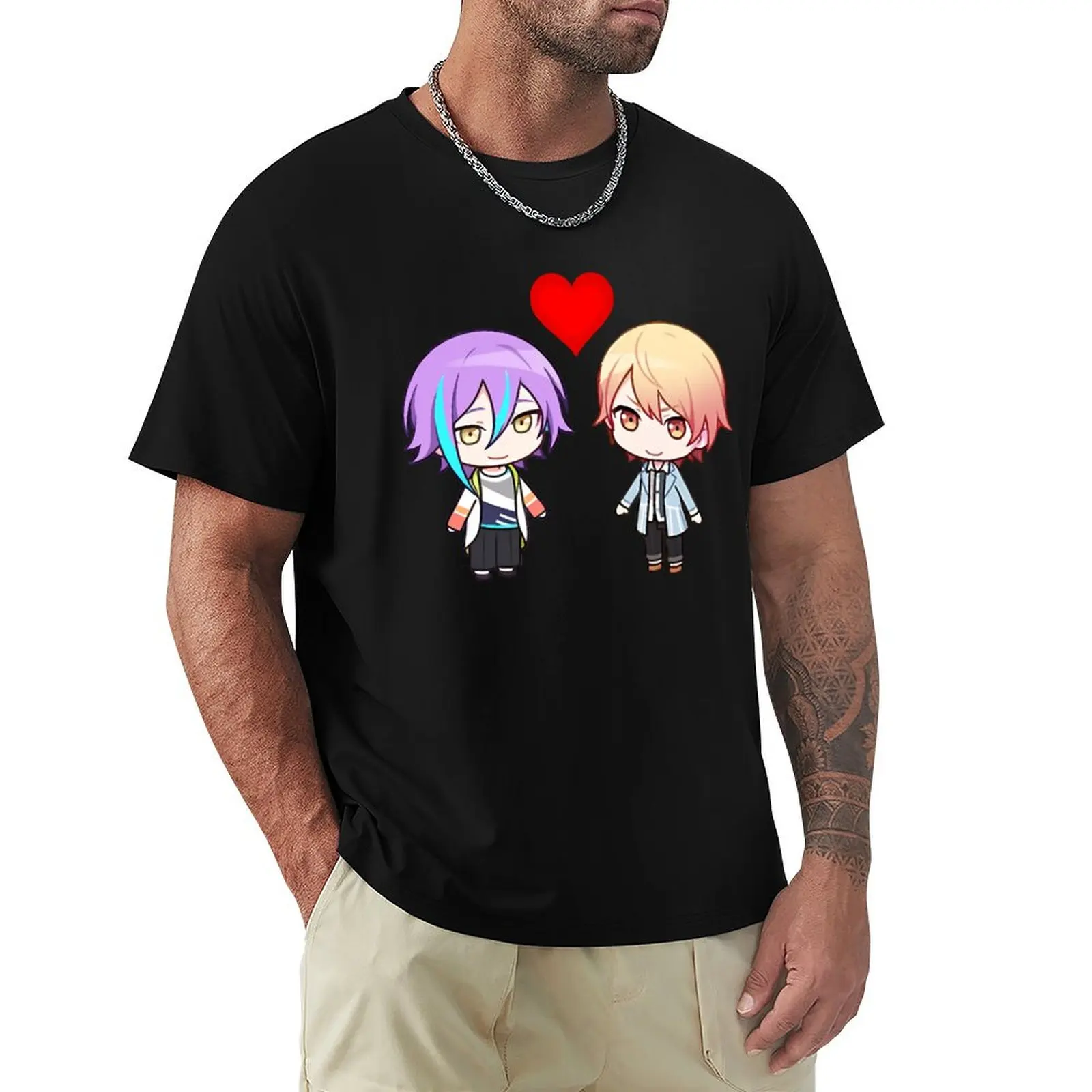 rui kamishiro tenma tsukasa in love project sekai ruikasa T-Shirt anime Clothing blanks black t-shirts for men
rui kamishiro tenma tsukasa in love project sekai ruikasa T-Shirt anime Clothing blanks black t-shirts for men