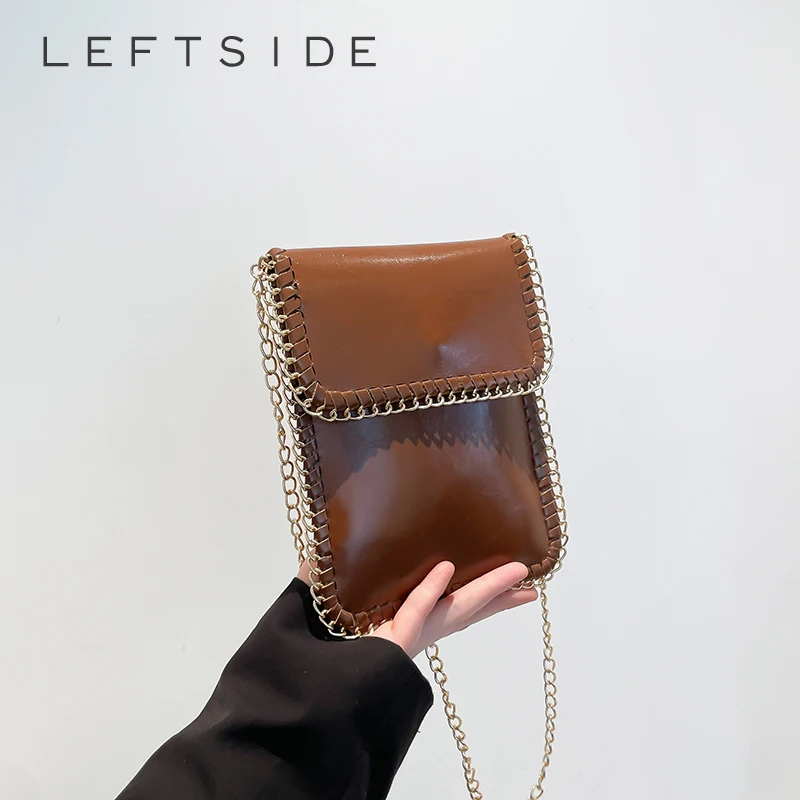 LEFTSIDE Chain Desin Mini PU Leather Flap Crossbody Bags for Women 2025 Fashion Simple Shoulder Bag Females Handbags and Purses
LEFTSIDE Chain Desin Mini PU Leather Flap Crossbody Bags for Women 2025 Fashion Simple Shoulder Bag Females Handbags and Purses