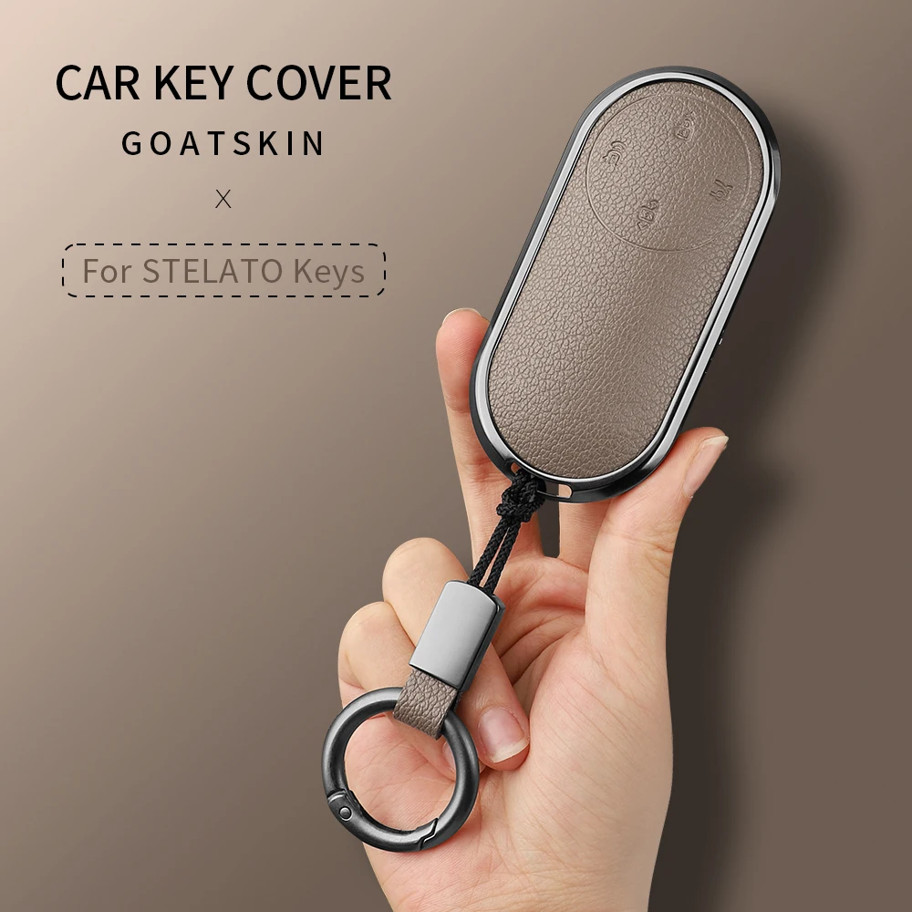 Metal and Leather 360 Degree Protection Car Key Case Cover For stelato S9 2024 Max Ultra Car Key Protection Shell Accessories
Metal and Leather 360 Degree Protection Car Key Case Cover For stelato S9 2024 Max Ultra Car Key Protection Shell Accessories
