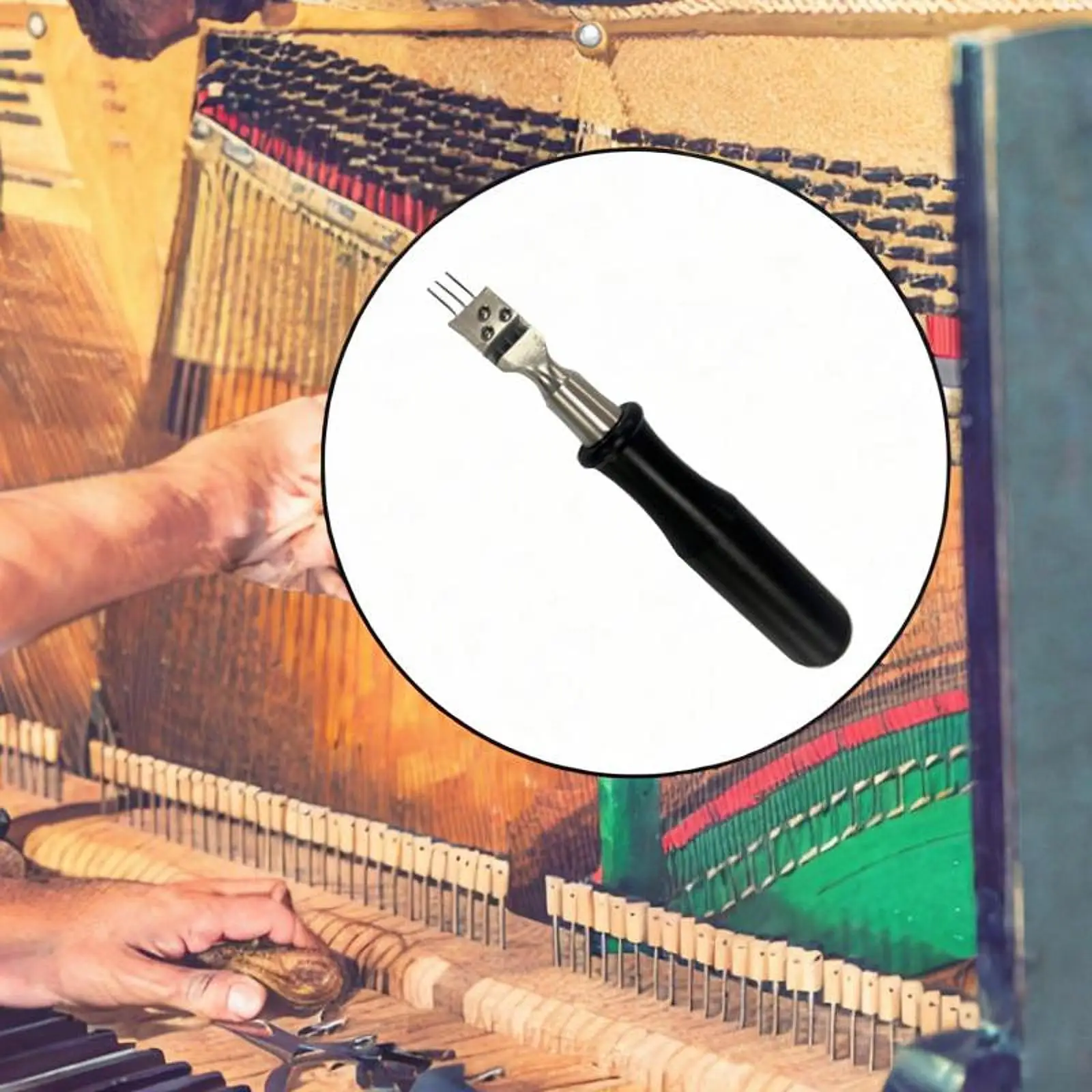 Piano Hammer Voicing Tool Repair Tool Professional Tuning Maintenance Tool Piano Tuning Kits Stable with Handle Piano Hammer
Piano Hammer Voicing Tool Repair Tool Professional Tuning Maintenance Tool Piano Tuning Kits Stable with Handle Piano Hammer
