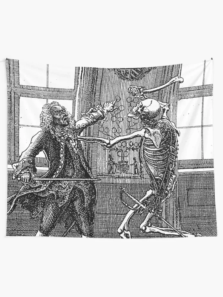 Dance of Death (the aristocrat) - Daniel Chodowiecki Tapestry Home Decorations Aesthetic Decoration For Bedroom Tapestry
Dance of Death (the aristocrat) - Daniel Chodowiecki Tapestry Home Decorations Aesthetic Decoration For Bedroom Tapestry