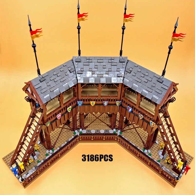 H4 Spot MOC-152408 medieval competition venue small particle assembly building blocks building castle model toy gift set
H4 Spot MOC-152408 medieval competition venue small particle assembly building blocks building castle model toy gift set