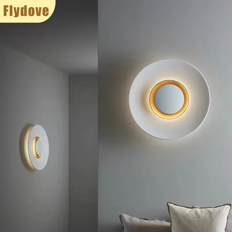 Italian Creative White Circular LED Wall Light Design Background Bedroom Bedside Living Room Staircase Cloakroom Wall Decoration
Italian Creative White Circular LED Wall Light Design Background Bedroom Bedside Living Room Staircase Cloakroom Wall Decoration