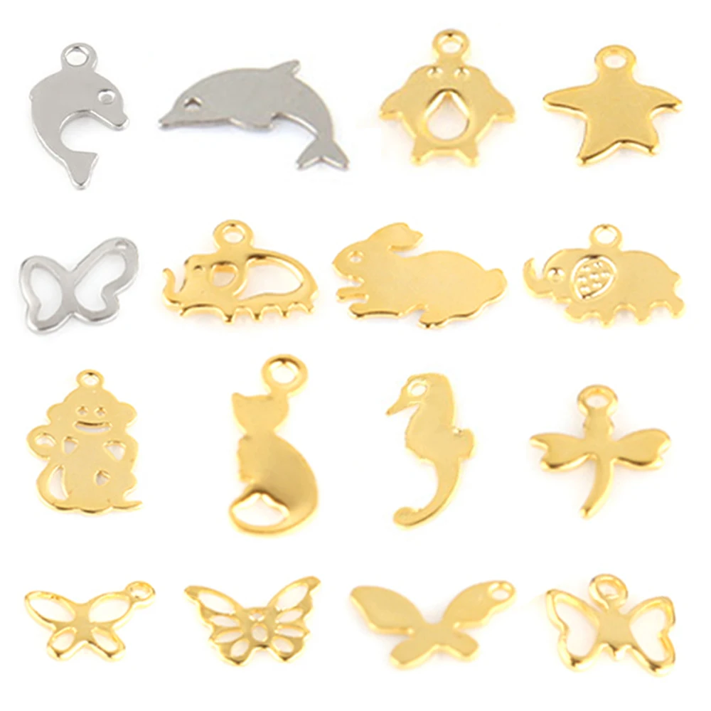 Подвески в виде бабочек из нержавеющей стали для изготовления ювелирных изделий, подвески в виде животных для ожерелий, аксессуары ручной р...
Подвески в виде бабочек из нержавеющей стали для изготовления ювелирных изделий, подвески в виде животных для ожерелий, аксессуары ручной р...