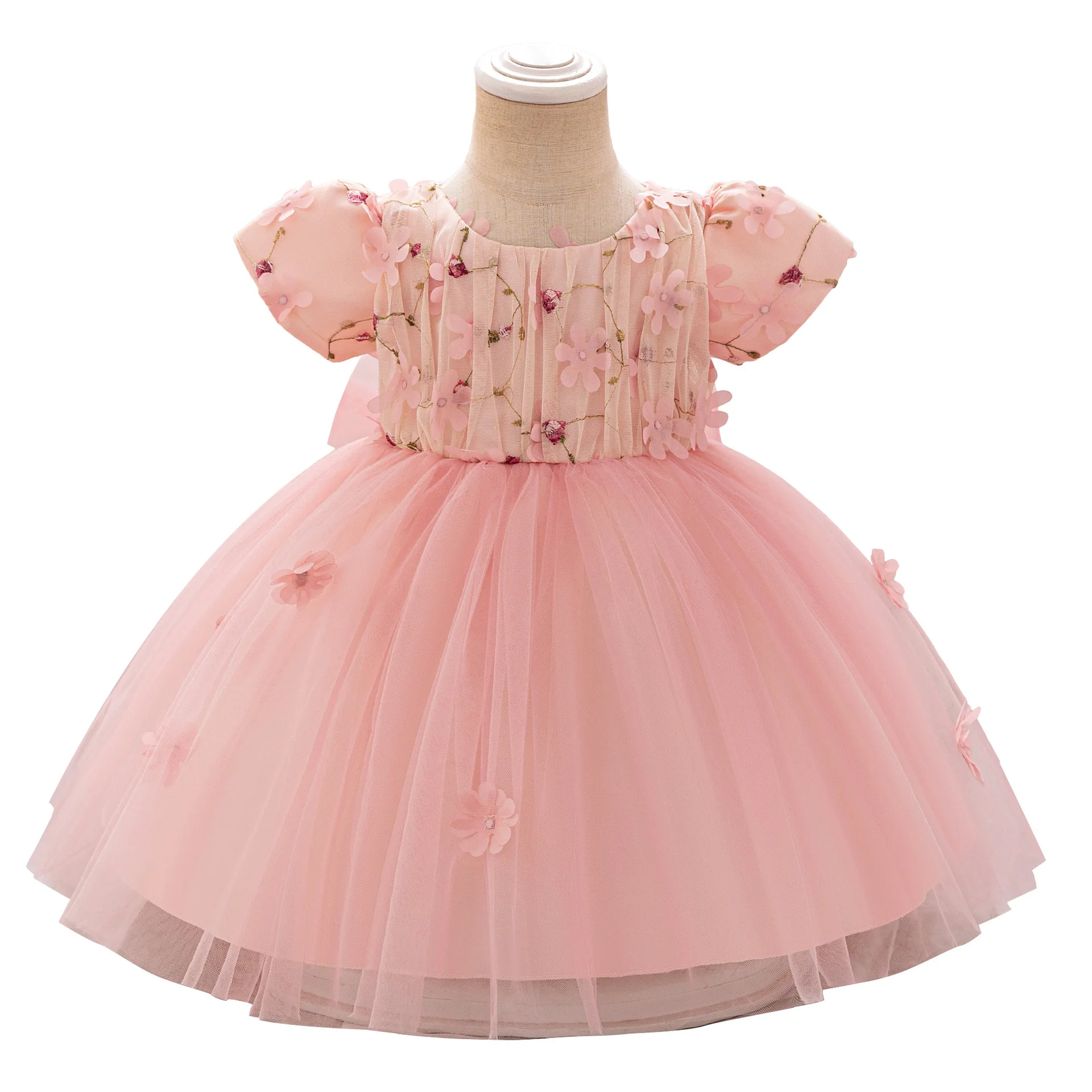 Baby Flower Girls 1st Birthday Party Dresses for Wedding Toddler Bow Tulle Evening Girls Princess Dress Christmas Kids Clothing
Baby Flower Girls 1st Birthday Party Dresses for Wedding Toddler Bow Tulle Evening Girls Princess Dress Christmas Kids Clothing