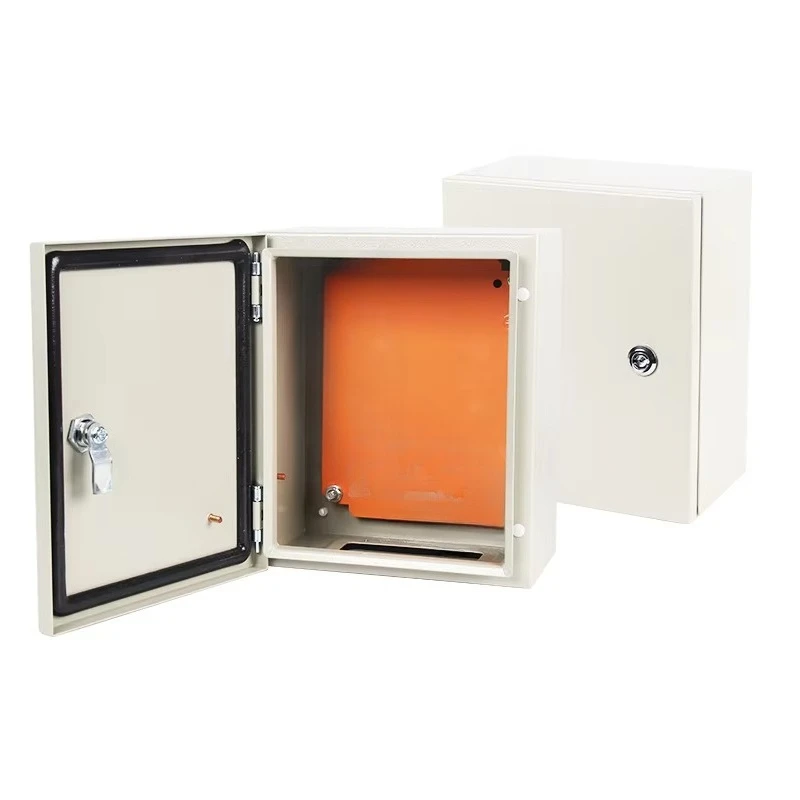 Thin plate steel shell IP66 metal box Customized single door without transparent window SPT-403020 400 * 300 * 200 IK10 hinge
Thin plate steel shell IP66 metal box Customized single door without transparent window SPT-403020 400 * 300 * 200 IK10 hinge