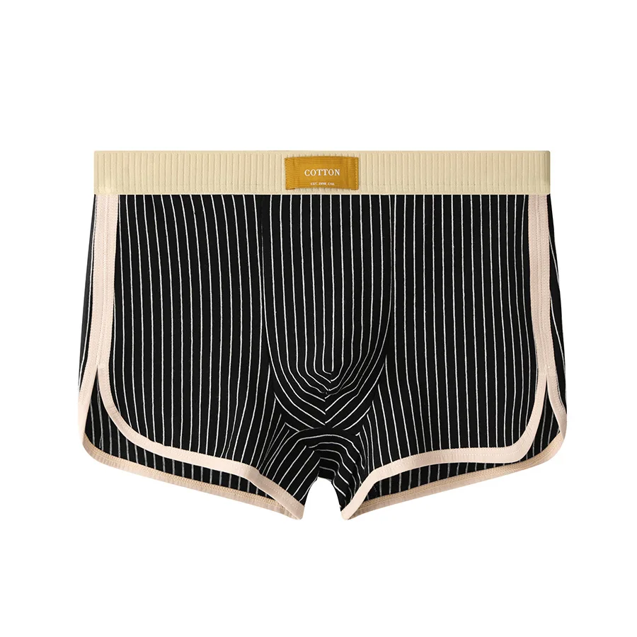 New Striped Boxer Briefs Cotton Mens Underwear Breathable
New Striped Boxer Briefs Cotton Mens Underwear Breathable