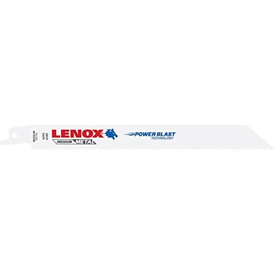 Tools Metal Cutting Reciprocating Saw Blade with Power Blast Technology Bi-Metal 8-inch 18 TPI 25/PK Model:20487B818R
Tools Metal Cutting Reciprocating Saw Blade with Power Blast Technology Bi-Metal 8-inch 18 TPI 25/PK Model:20487B818R