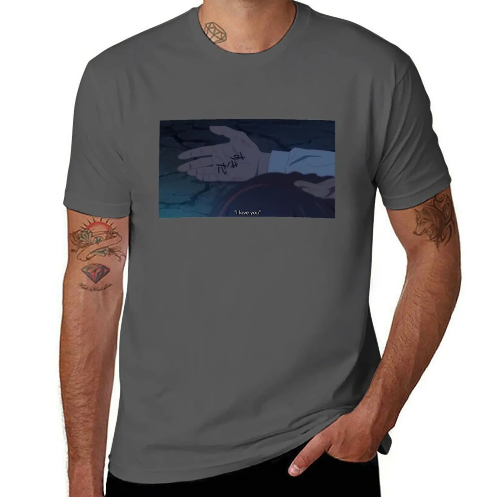 Kimi No Na Wa / Your Name (I love you) Mitsuha T-Shirt Large Size Soft Cotton T-Shirt
Kimi No Na Wa / Your Name (I love you) Mitsuha T-Shirt Large Size Soft Cotton T-Shirt
