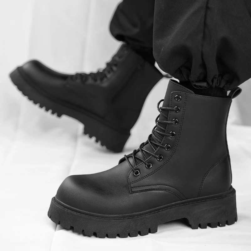 Couple's Casual Boots Four Season Men's and Women's High Top Leather Boots Fashion Thick Soled Non Slip Plus Size Outdoor Boots
Couple's Casual Boots Four Season Men's and Women's High Top Leather Boots Fashion Thick Soled Non Slip Plus Size Outdoor Boots