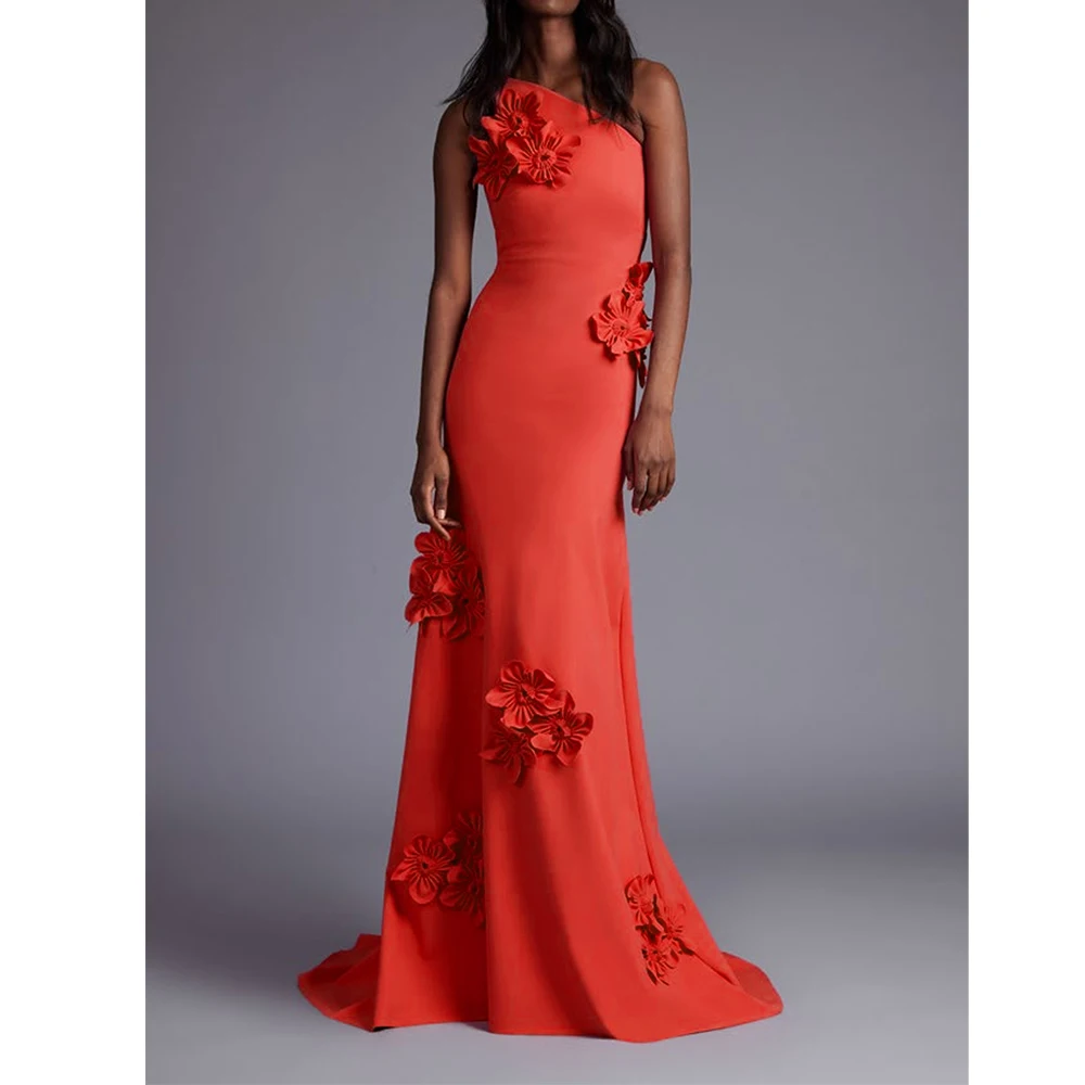 Welove Customized 3D Flowers One Shoulder Evening Dresses A Line Prom Dresses Floor Length Dubai Wedding Party Dress فساتين سهرة 
Welove Customized 3D Flowers One Shoulder Evening Dresses A Line Prom Dresses Floor Length Dubai Wedding Party Dress فساتين سهرة