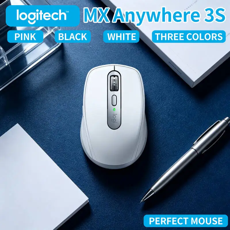 Ergonomic MX Anywhere 3S - 8K DPI Tracking, 3-Device Sync, Silent Click, Ideal for Home Office & Lecture Hall Work
Ergonomic MX Anywhere 3S - 8K DPI Tracking, 3-Device Sync, Silent Click, Ideal for Home Office & Lecture Hall Work