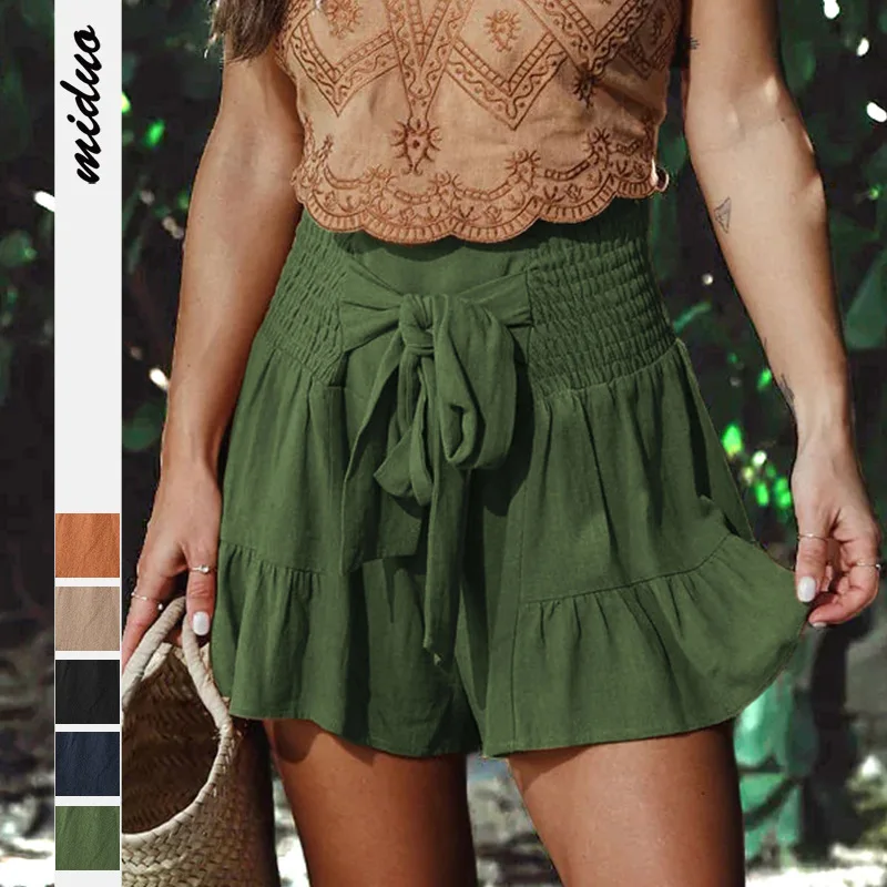 2024 Summer New Lace and Ruffle Edge Fashion Women's Wide Leg Shorts with a Sagging and Versatile Casual Style
2024 Summer New Lace and Ruffle Edge Fashion Women's Wide Leg Shorts with a Sagging and Versatile Casual Style