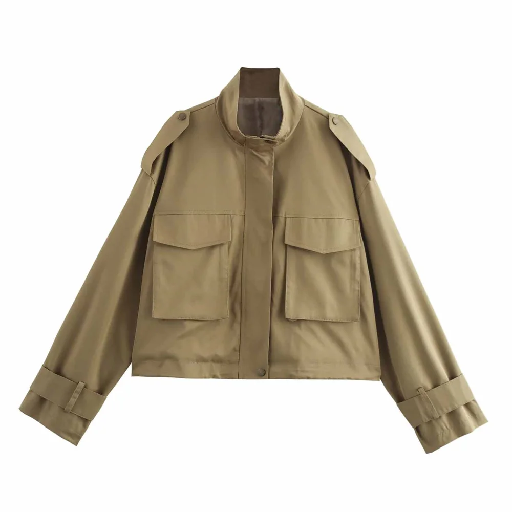 PB&ZA2024 Autumn New Product Casual Women's Fashion Versatile Solid Color Pocket Decoration Jacket Coat
PB&ZA2024 Autumn New Product Casual Women's Fashion Versatile Solid Color Pocket Decoration Jacket Coat