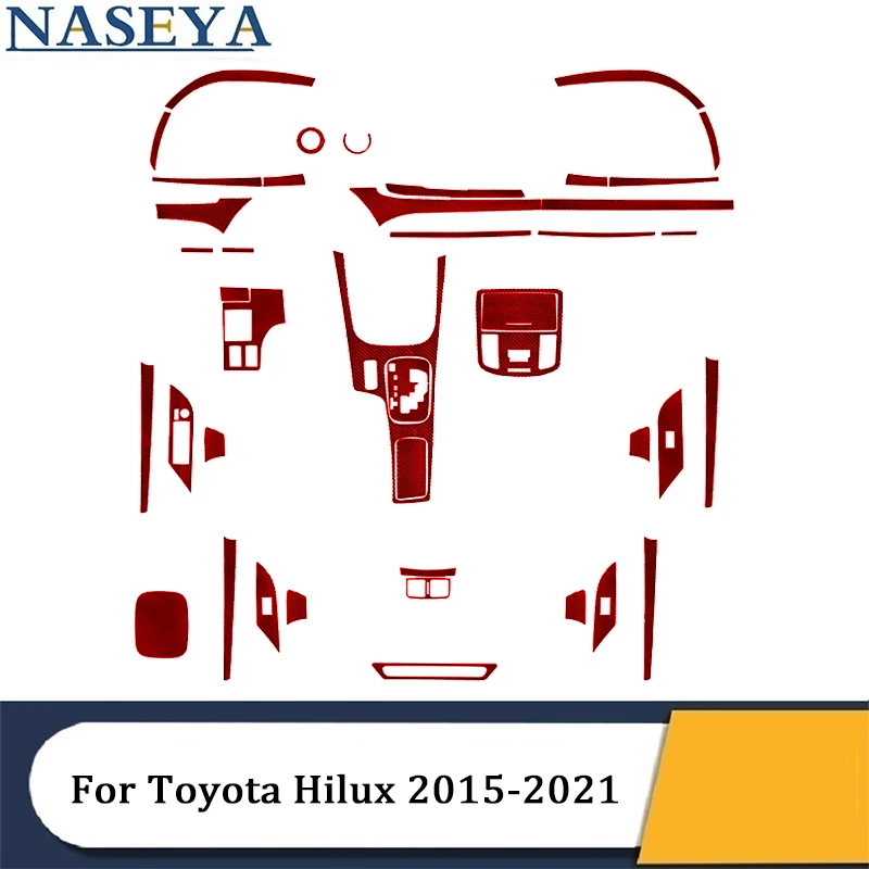For Toyota Hilux 2015 2016 2017 2018 2019 2020 2021 Carbon Fiber Red Stickers Cover Trim Car Interior Styling Accessories
For Toyota Hilux 2015 2016 2017 2018 2019 2020 2021 Carbon Fiber Red Stickers Cover Trim Car Interior Styling Accessories