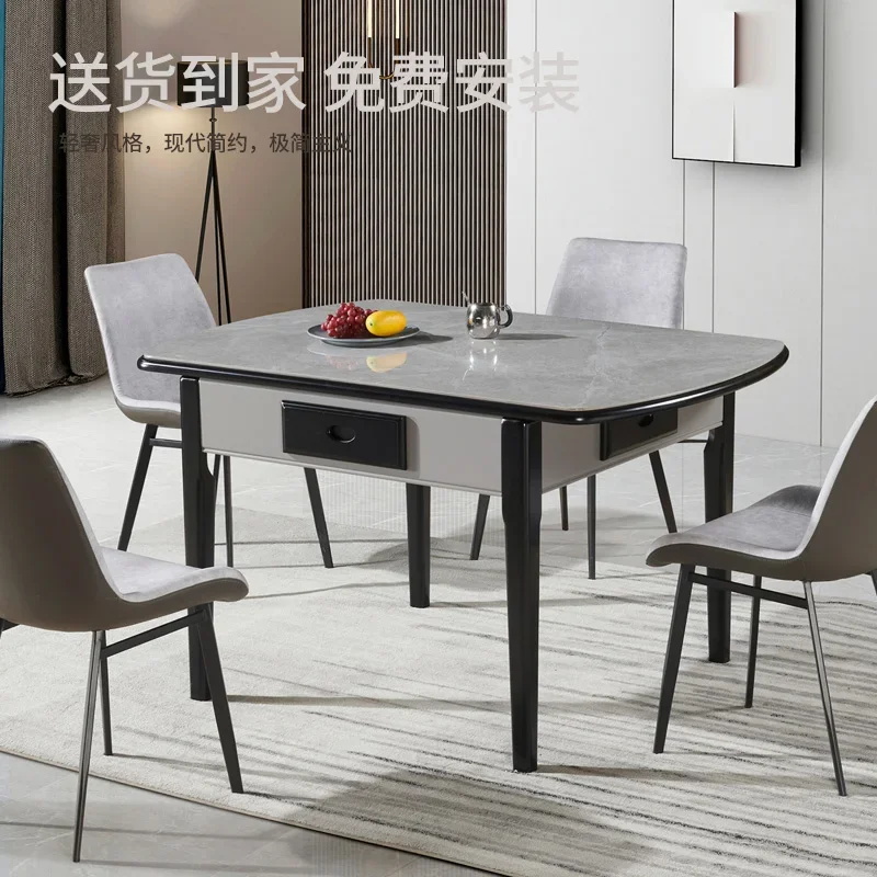 Intelligent Mahjong Machine Automatic Solid Wood Minimalist Household Dining Table
Intelligent Mahjong Machine Automatic Solid Wood Minimalist Household Dining Table
