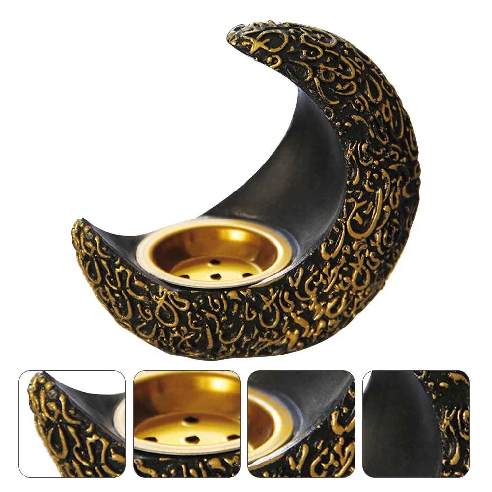 Household Furnishings Crescent Incense Burner Decorative Decoration Desktop Aroma Stove Censer Resin
Household Furnishings Crescent Incense Burner Decorative Decoration Desktop Aroma Stove Censer Resin