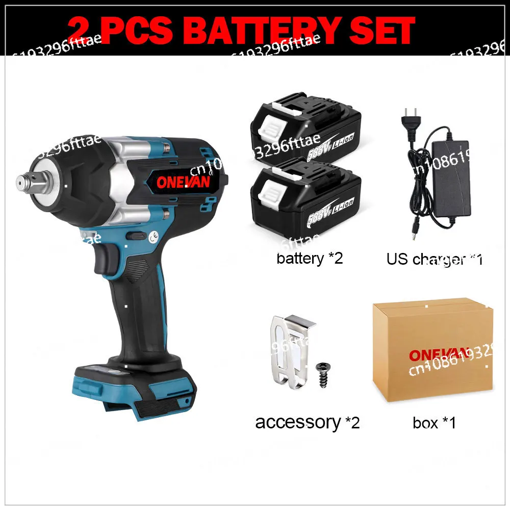 Lithium Battery Brushless Impact Wrench, Long Battery Life High Strength Electric Wrench, Car Foot Motor
Lithium Battery Brushless Impact Wrench, Long Battery Life High Strength Electric Wrench, Car Foot Motor