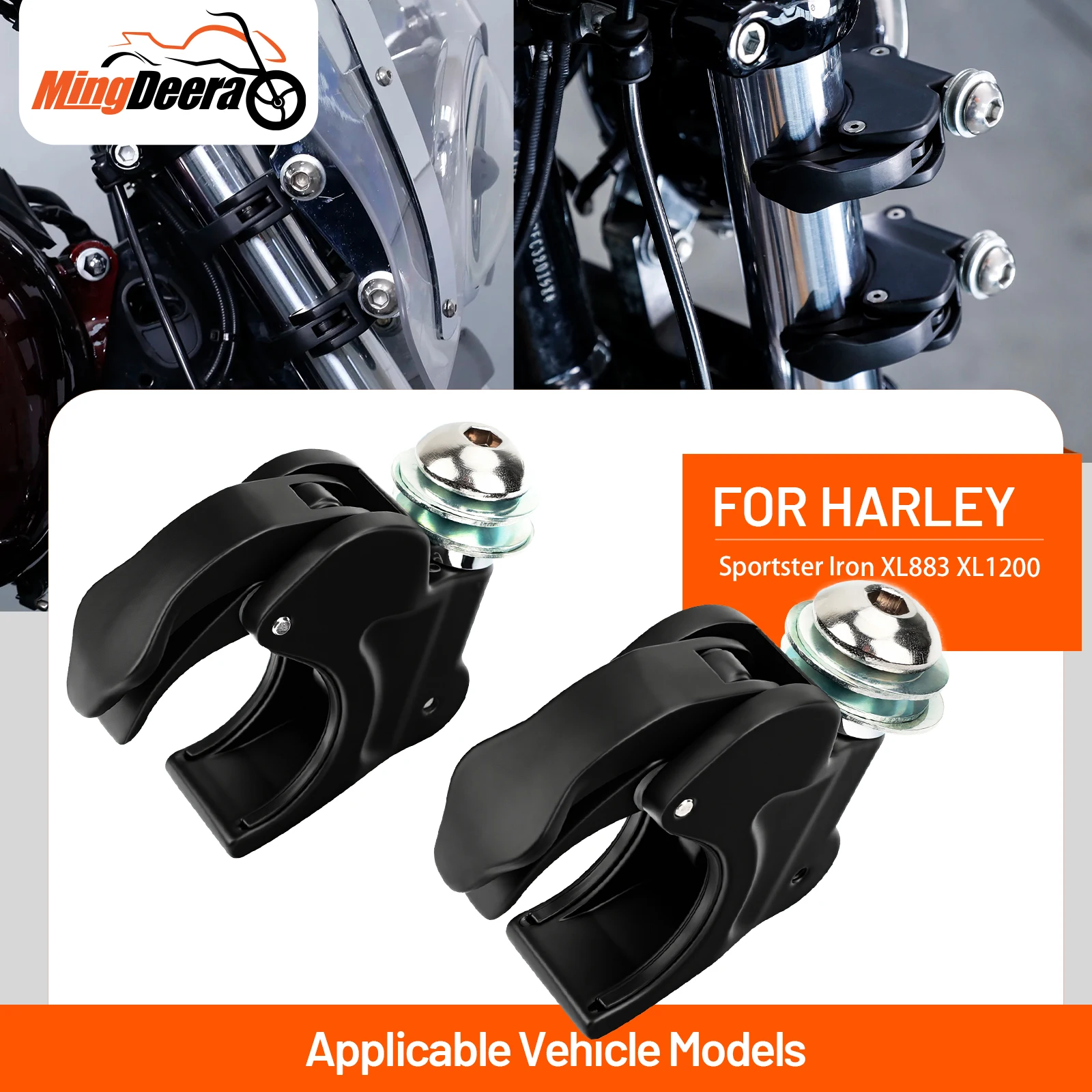 Крепление для ветрового стекла мотоцикла 39 мм для Harley Sportster XL 883 1200 Dyna Super Glide Custom Low Rider
Крепление для ветрового стекла мотоцикла 39 мм для Harley Sportster XL 883 1200 Dyna Super Glide Custom Low Rider