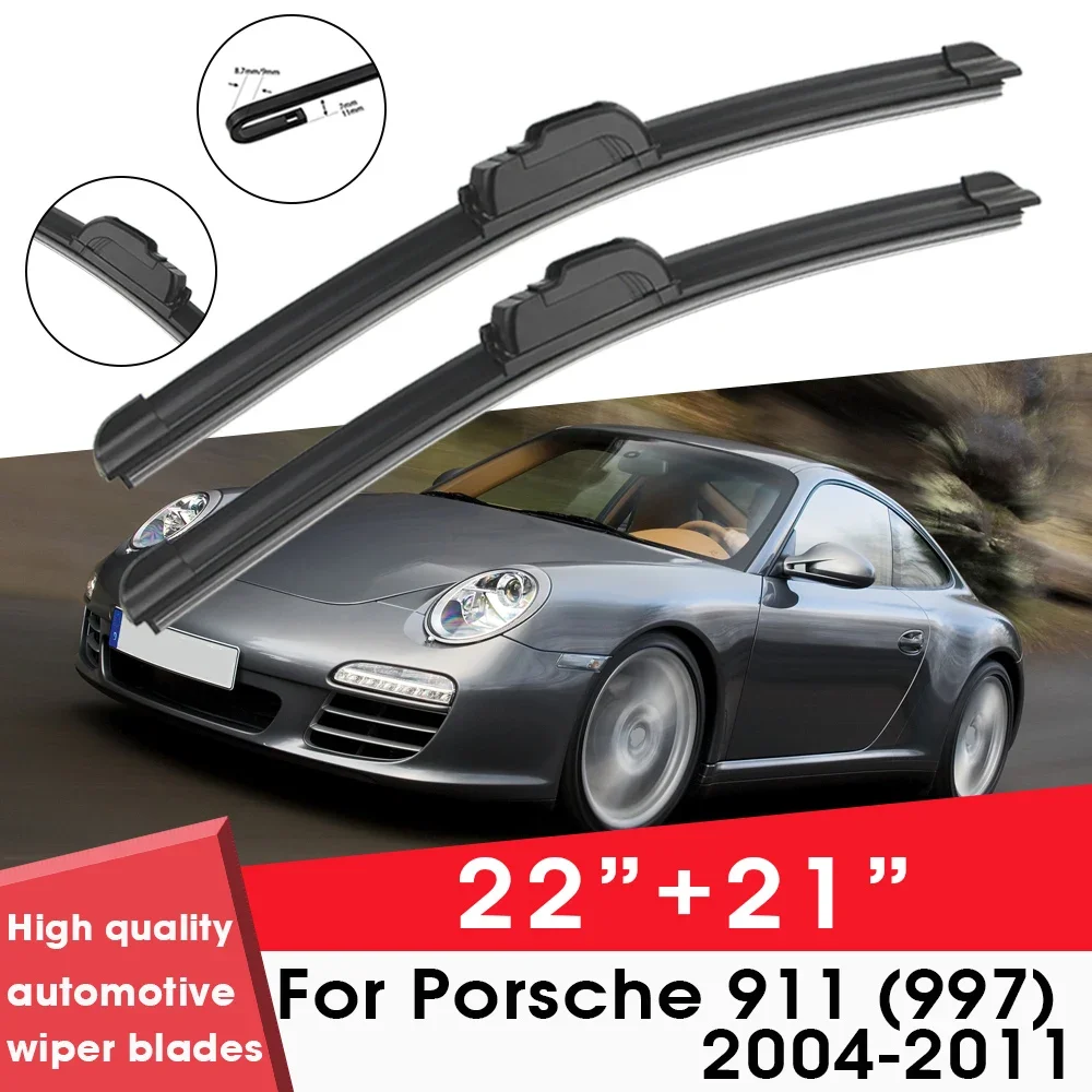 Car Wiper Blade Blades For Porsche 911 (997) 2004-2011 22"+21" Windshield Windscreen Clean Rubber Silicon Cars Wipers
Car Wiper Blade Blades For Porsche 911 (997) 2004-2011 22"+21" Windshield Windscreen Clean Rubber Silicon Cars Wipers