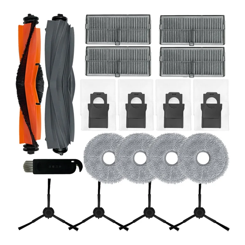AUAU-Main Side Brush HEPA Filter Mop Dust Bag For Dreame X30 Pro Plus/X30 Pro Ultra Vacuum Cleaner Replacement Accessories
AUAU-Main Side Brush HEPA Filter Mop Dust Bag For Dreame X30 Pro Plus/X30 Pro Ultra Vacuum Cleaner Replacement Accessories