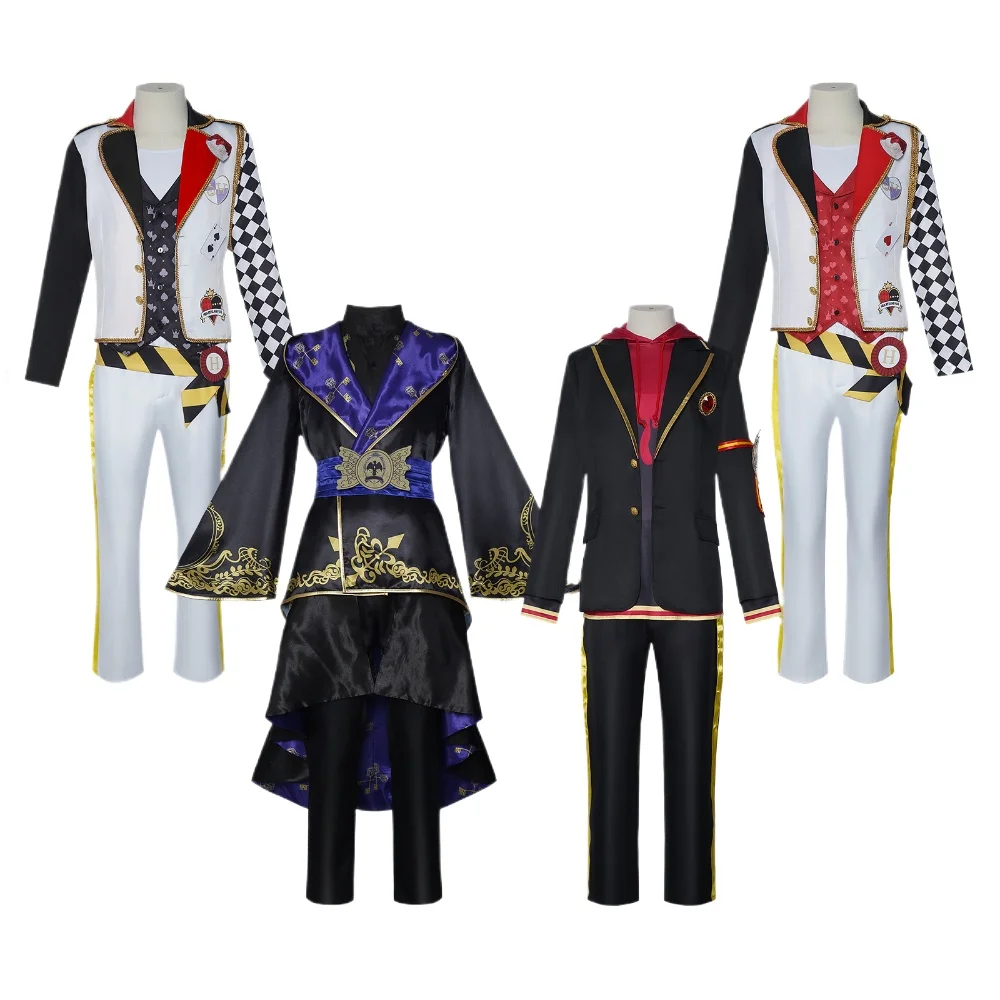 Anime Twisted Wonderland Aec Deuce Cosplay Costumes Riddle Black Fancy Cloak Carnival Party Costume Adult Man Halloween Suit
Anime Twisted Wonderland Aec Deuce Cosplay Costumes Riddle Black Fancy Cloak Carnival Party Costume Adult Man Halloween Suit