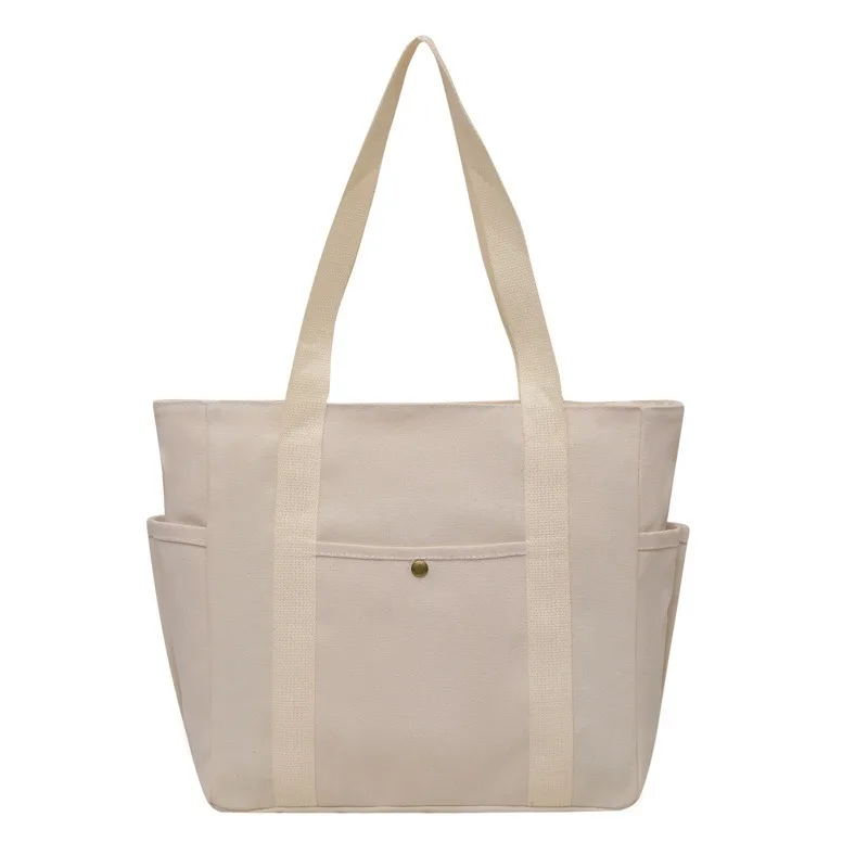 Custom Logo Large Capacity Tote Canvas Bag Foldable and Reusable Shopping Commuting Versatile Literary Student Shoulder Bag
Custom Logo Large Capacity Tote Canvas Bag Foldable and Reusable Shopping Commuting Versatile Literary Student Shoulder Bag