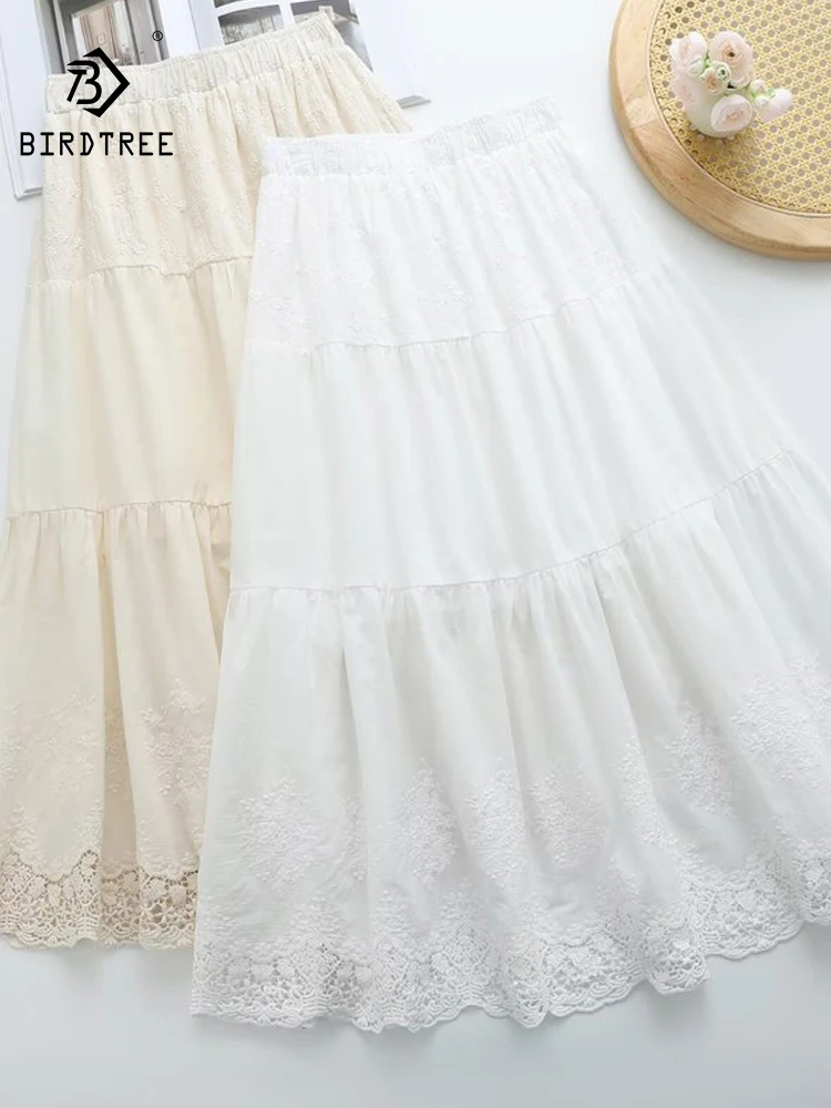 New 2026 Summer Women Cotton Skirt, Elastic Waist Embroidery Patchwork, Mori Girl French Age Reduction INS Loose Skirt B65228CC
New 2026 Summer Women Cotton Skirt, Elastic Waist Embroidery Patchwork, Mori Girl French Age Reduction INS Loose Skirt B65228CC
