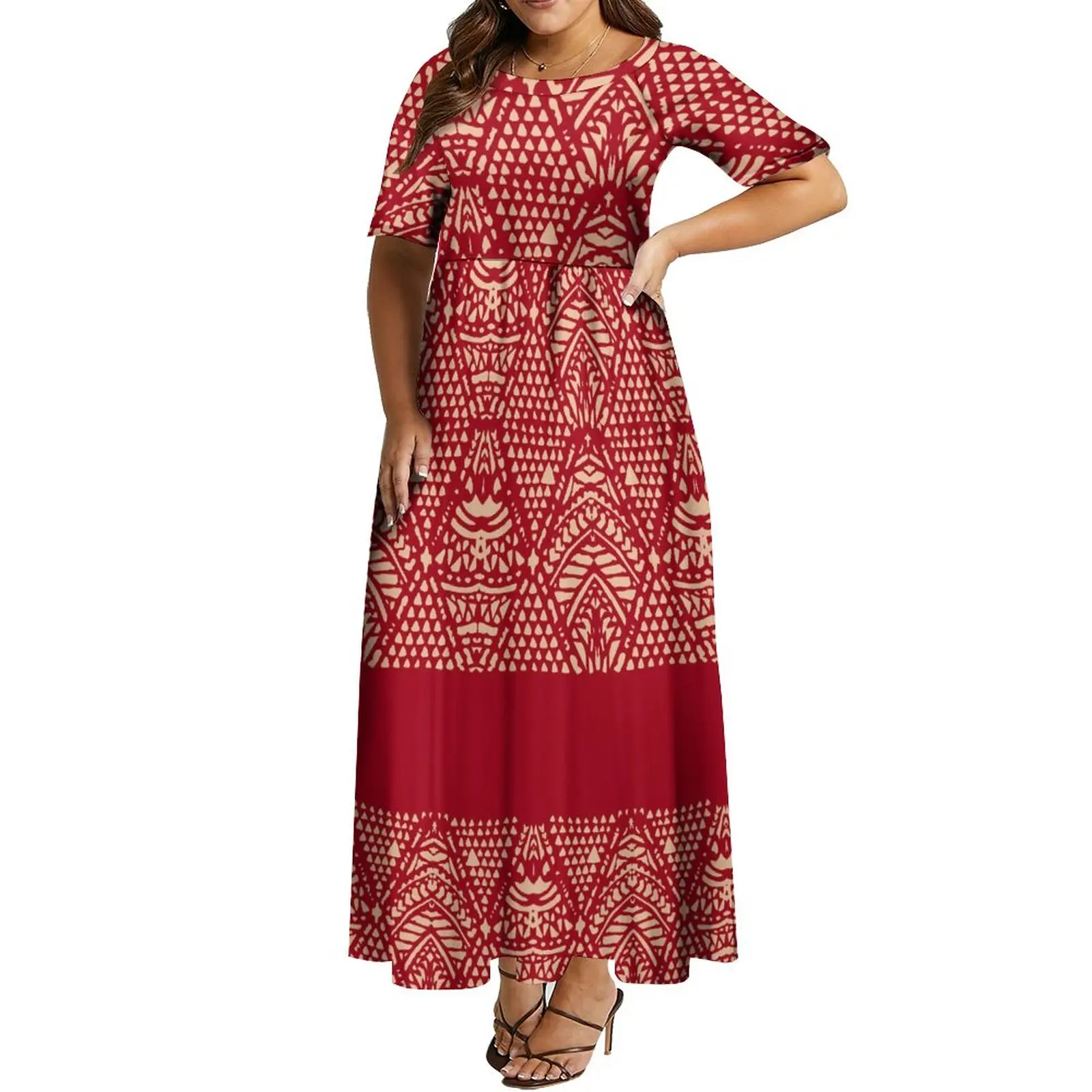 2023 New Trend Women'S Dress Polynesian Tribal Design Half Sleeve Dress Long Skirt Plus Size 8xl Free Shipping
2023 New Trend Women'S Dress Polynesian Tribal Design Half Sleeve Dress Long Skirt Plus Size 8xl Free Shipping