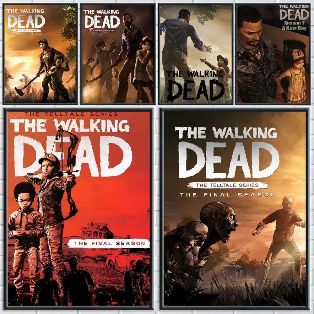 Game The Walking Dead Season Poster Holiday Gifts Designed For Home Restaurant Office Space Corridor Wall Art
Game The Walking Dead Season Poster Holiday Gifts Designed For Home Restaurant Office Space Corridor Wall Art