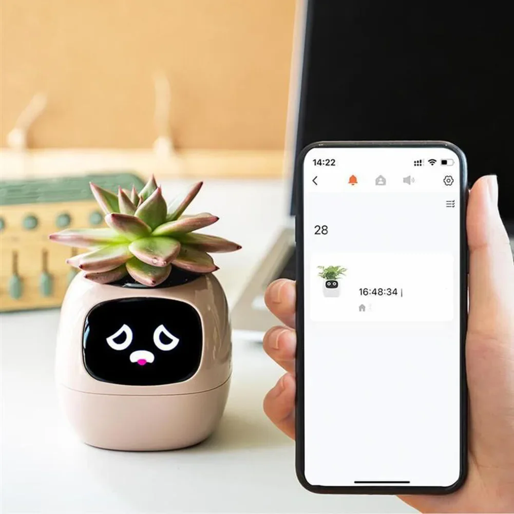 Autonomous Gardening Assistant Robotic Flower Pot Smart Flower Pot Automatic Watering Feature Built-in Display Interface
Autonomous Gardening Assistant Robotic Flower Pot Smart Flower Pot Automatic Watering Feature Built-in Display Interface
