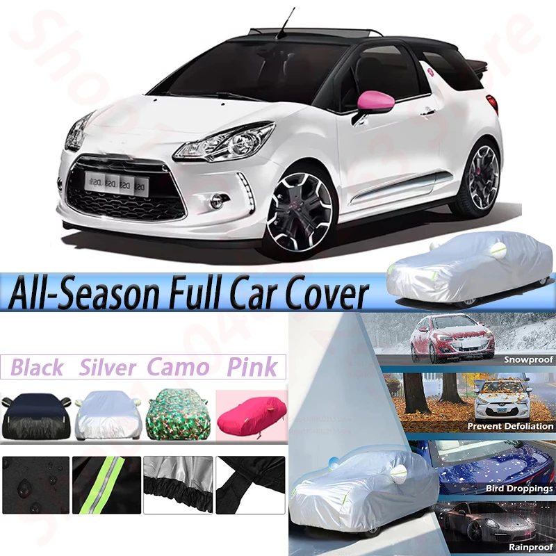Outdoor Waterproof Car Covers Anti-UV Indoor Sun Shade Snow Rain Dust Resistant Cover For Citroen DS3 DS 3
Outdoor Waterproof Car Covers Anti-UV Indoor Sun Shade Snow Rain Dust Resistant Cover For Citroen DS3 DS 3