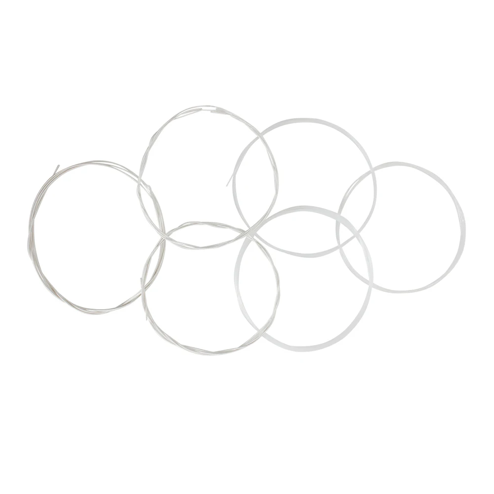 6 Guitar Strings Silver-plated Copper Alloy High Quality Acoustic Classical Replacement Strong Material Clear Sound Practical
6 Guitar Strings Silver-plated Copper Alloy High Quality Acoustic Classical Replacement Strong Material Clear Sound Practical