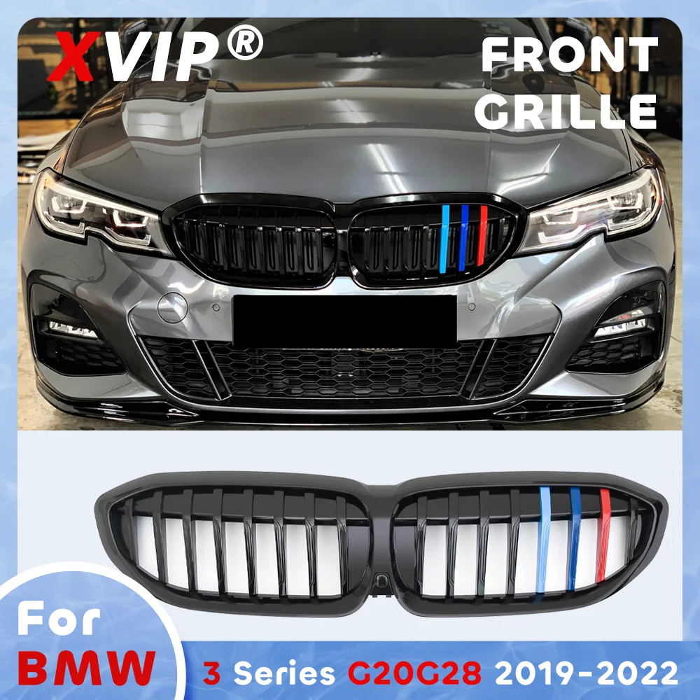 Глянцевая решетка переднего бампера XVIP M-Color Single Line Style для BMW 3 серии G20 G21 2019-2022
Глянцевая решетка переднего бампера XVIP M-Color Single Line Style для BMW 3 серии G20 G21 2019-2022