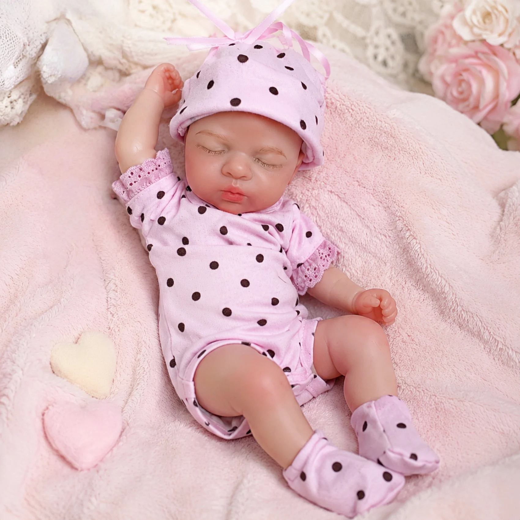 12.5Inch Full Body Silicone Rebirth Girl Doll Luna Handmade/Lifelike/Ultra-Soft Reborn Doll Ideal As Birthday Gift For Families
12.5Inch Full Body Silicone Rebirth Girl Doll Luna Handmade/Lifelike/Ultra-Soft Reborn Doll Ideal As Birthday Gift For Families