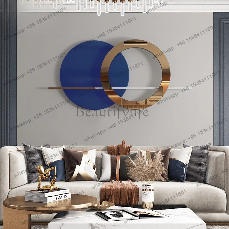 Modern simple wall wall hanging light luxury wrought iron European metal wall decoration
Modern simple wall wall hanging light luxury wrought iron European metal wall decoration