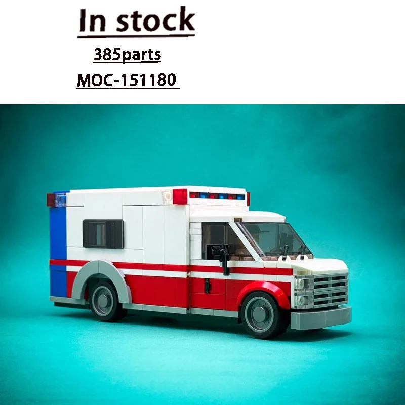 MOC-151180 City Traffic Rescue Ambulance Truck Building Block Model 385 parts New Year Educational Christmas Toy Gift
MOC-151180 City Traffic Rescue Ambulance Truck Building Block Model 385 parts New Year Educational Christmas Toy Gift