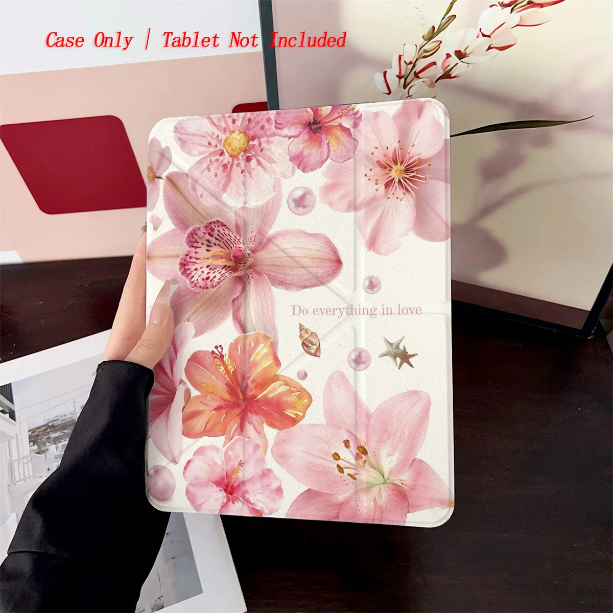 Trendy Chic Y-Fold Acrylic Light Pink Wildflower Designs iPad Cover For Apple iPad 10th Gen Pro 11 Air 4 Mini 6 Protective Case
Trendy Chic Y-Fold Acrylic Light Pink Wildflower Designs iPad Cover For Apple iPad 10th Gen Pro 11 Air 4 Mini 6 Protective Case