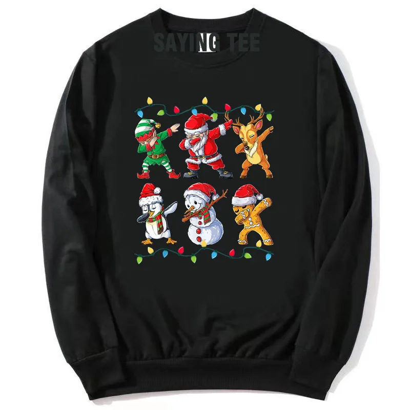 Dabbing Santa Elf Friends Christmas Boys Girls Men Women Xmas Dab Pullower Sweater Long Sleeve T-Shirt Fashion Cotton Sweatshirt
Dabbing Santa Elf Friends Christmas Boys Girls Men Women Xmas Dab Pullower Sweater Long Sleeve T-Shirt Fashion Cotton Sweatshirt