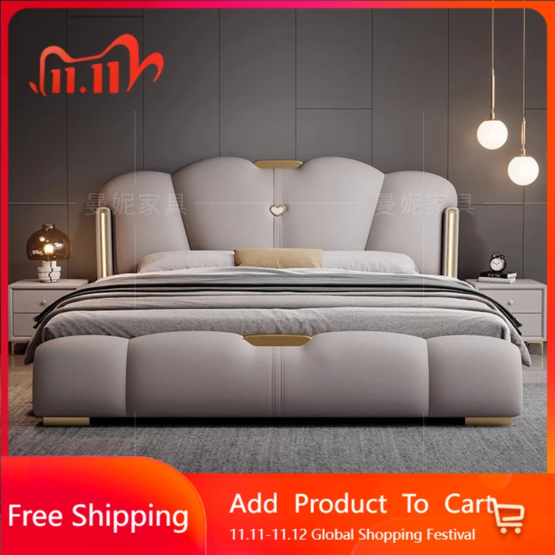 Sleeping Platform Massage Bed Bedroom Simple European Design Luxury Bed Queen Frame Letto Matrimoniale Lounge Suite Furniture
Sleeping Platform Massage Bed Bedroom Simple European Design Luxury Bed Queen Frame Letto Matrimoniale Lounge Suite Furniture