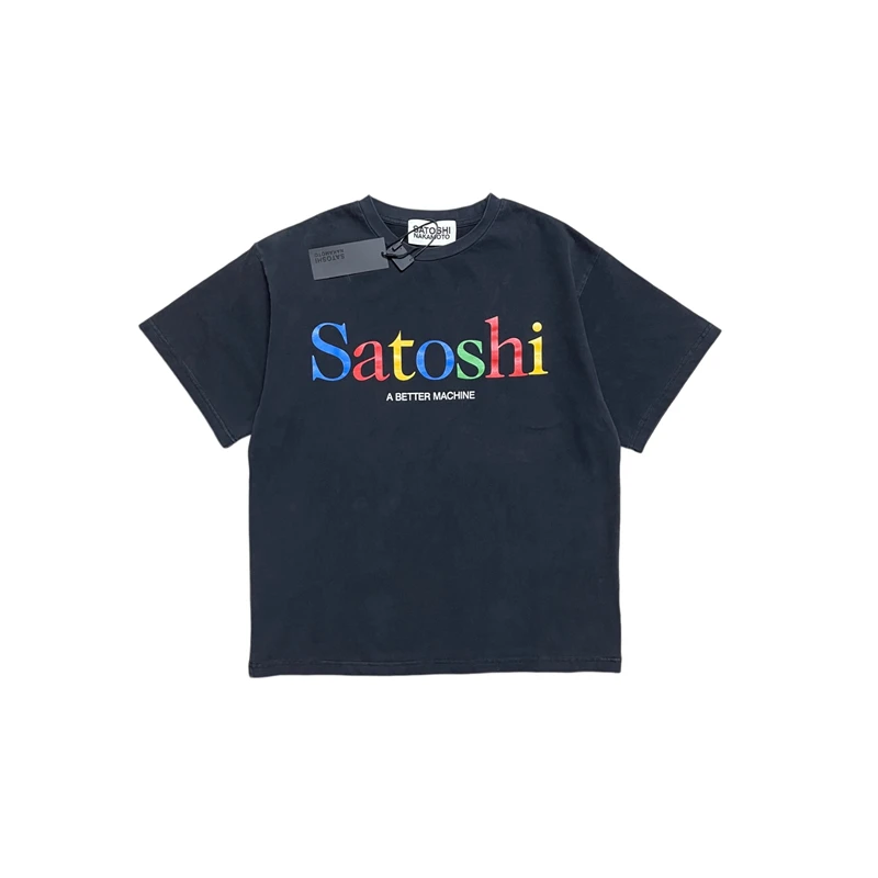 Satoshi SS26 Retro Letter Round Neck Washed High Street Short Sleeved Cotton Casual Loose Versatile Comfortable Vintage T-shirt
Satoshi SS26 Retro Letter Round Neck Washed High Street Short Sleeved Cotton Casual Loose Versatile Comfortable Vintage T-shirt