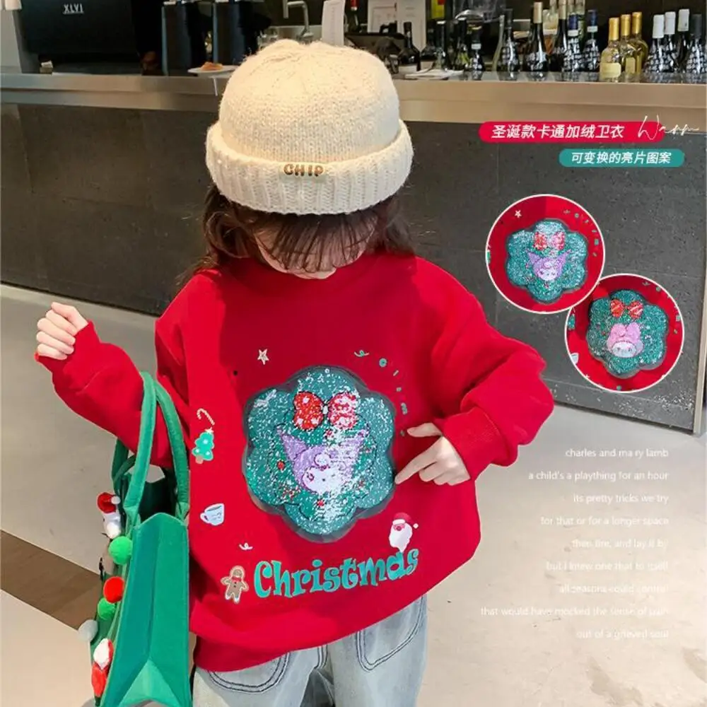 Sanrio Hello Kitty2025 Girls Winter Clothes Children's Round Nec Sweatshirt Christmas and New Year Gifts Girls' Clothing
Sanrio Hello Kitty2025 Girls Winter Clothes Children's Round Nec Sweatshirt Christmas and New Year Gifts Girls' Clothing